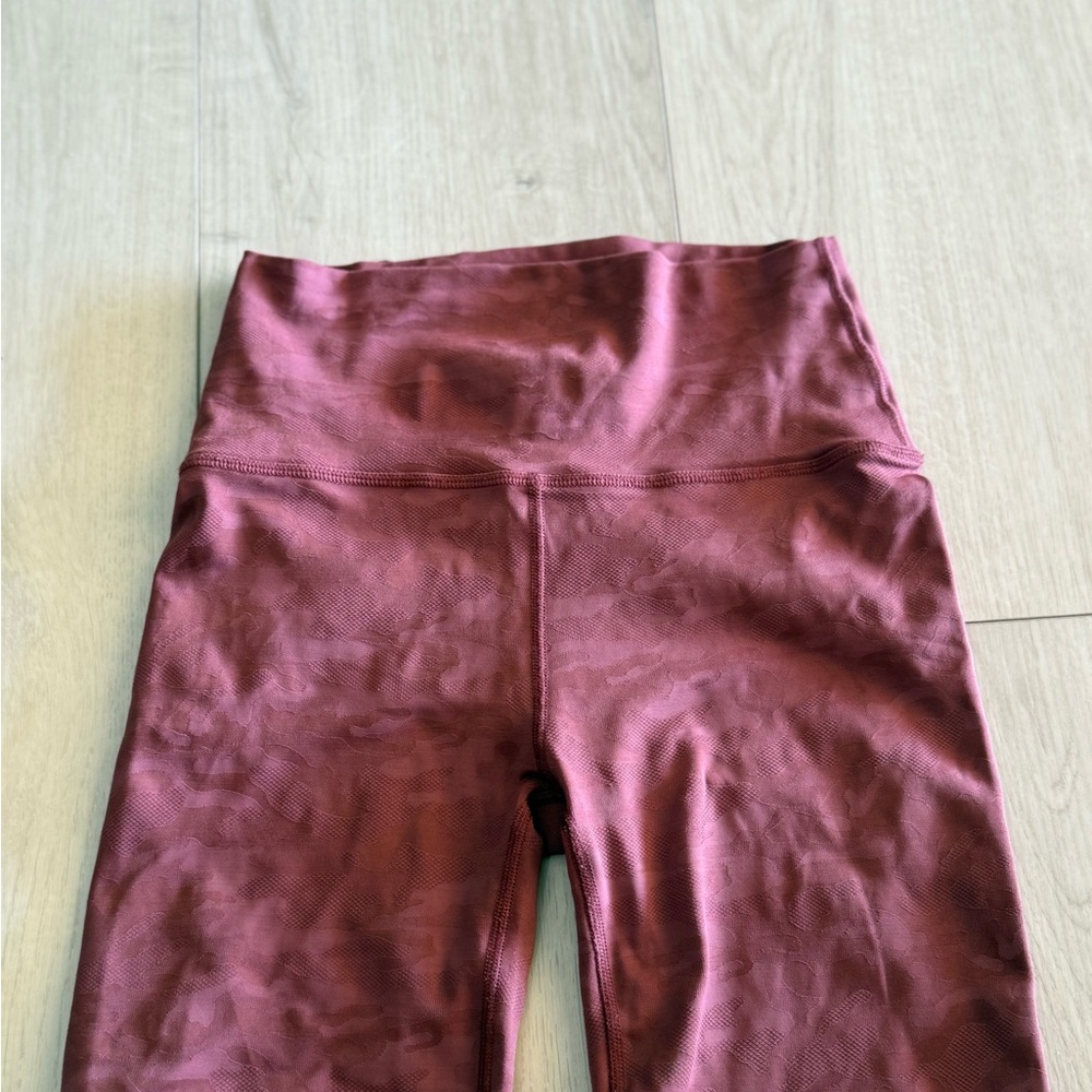 Beyond Yoga Red/ Burgendy Leggings High Waist Performance